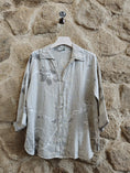Load image into Gallery viewer, Ref-18255 PRINTED 100% LINEN SHIRT
