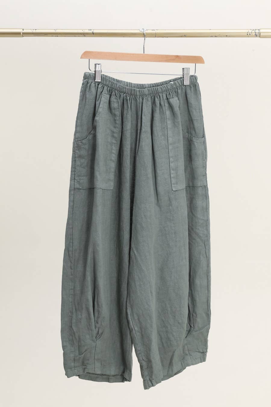 3536 PLUS SIZE TROUSER 100% LINEN
