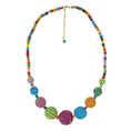 Load image into Gallery viewer, Threaded Kantha Graduated Necklace
