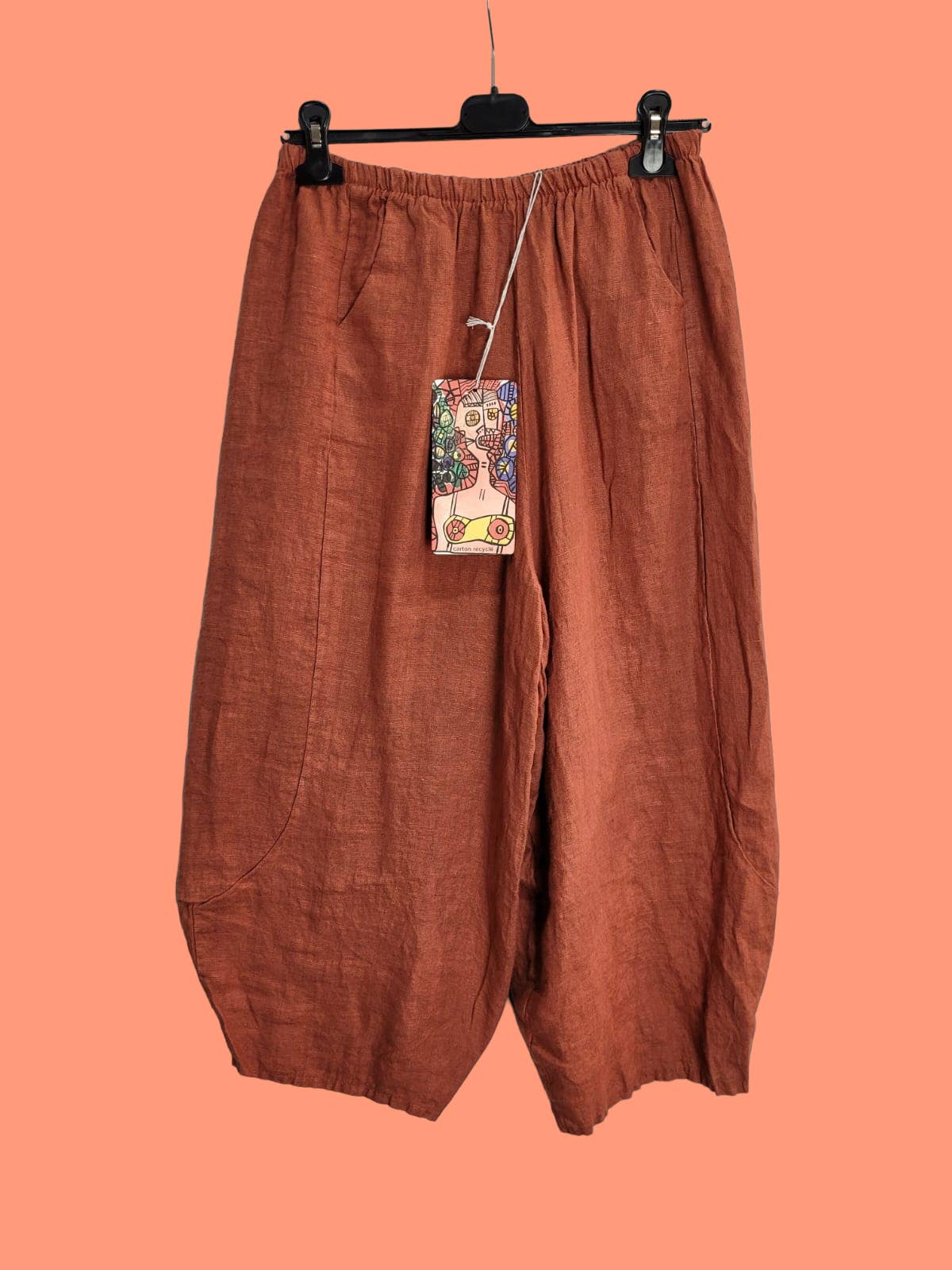LINEN PANTS. 75096/8414 BOHEMIA