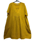 Load image into Gallery viewer, 56462 THICK LINEN DRESS
