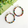 Load image into Gallery viewer, Kantha Milieu Color Hoops
