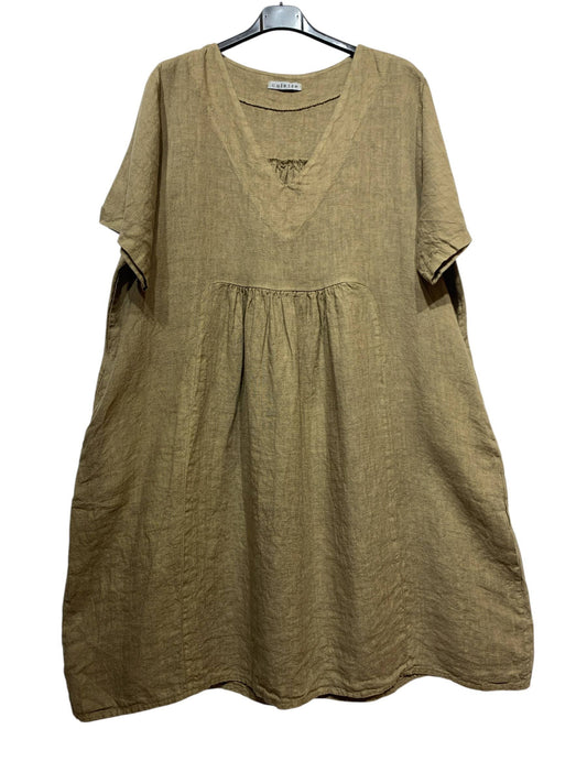 Linen Babydoll Dress