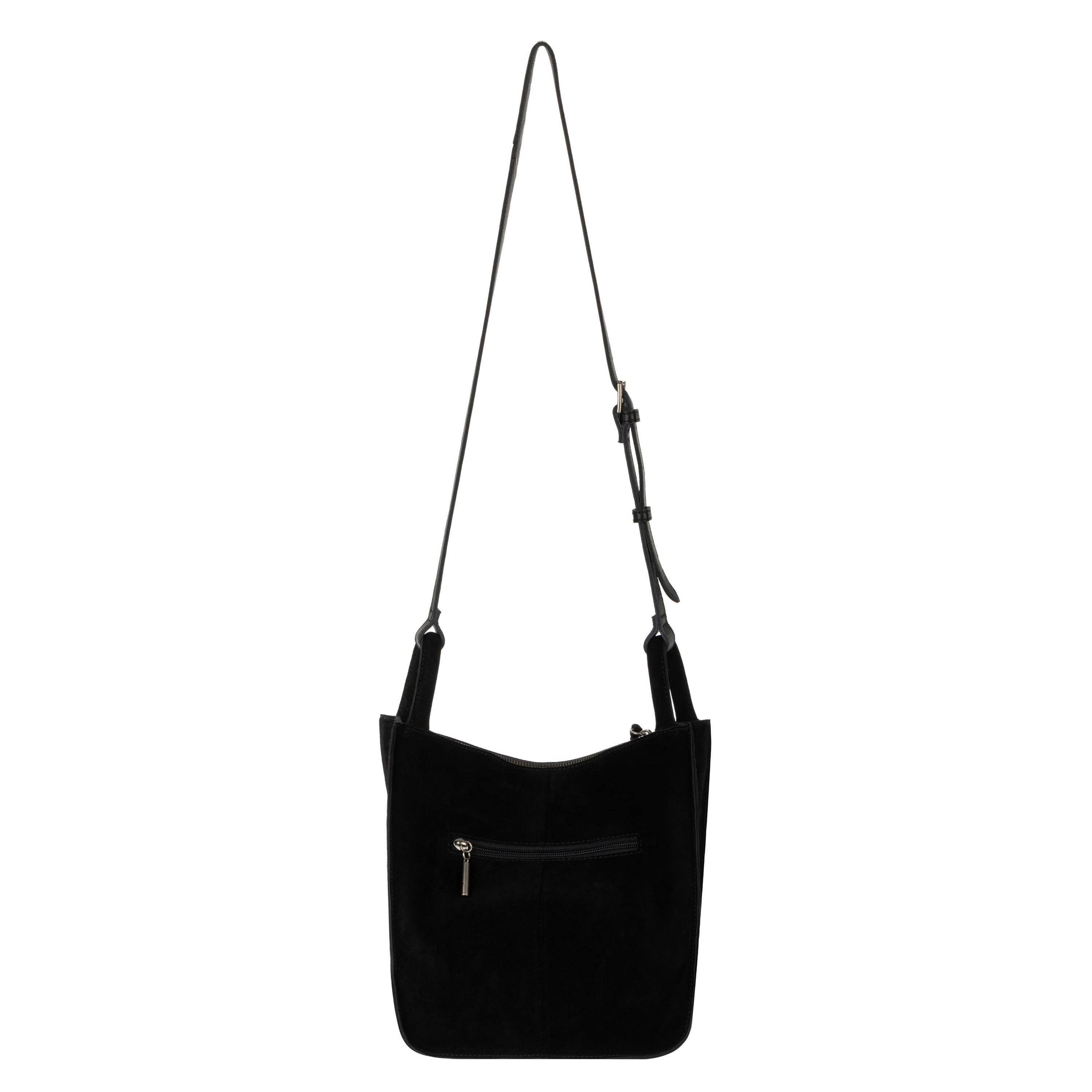 Los Feliz Crossbody - Leather - Neutral Suede Block