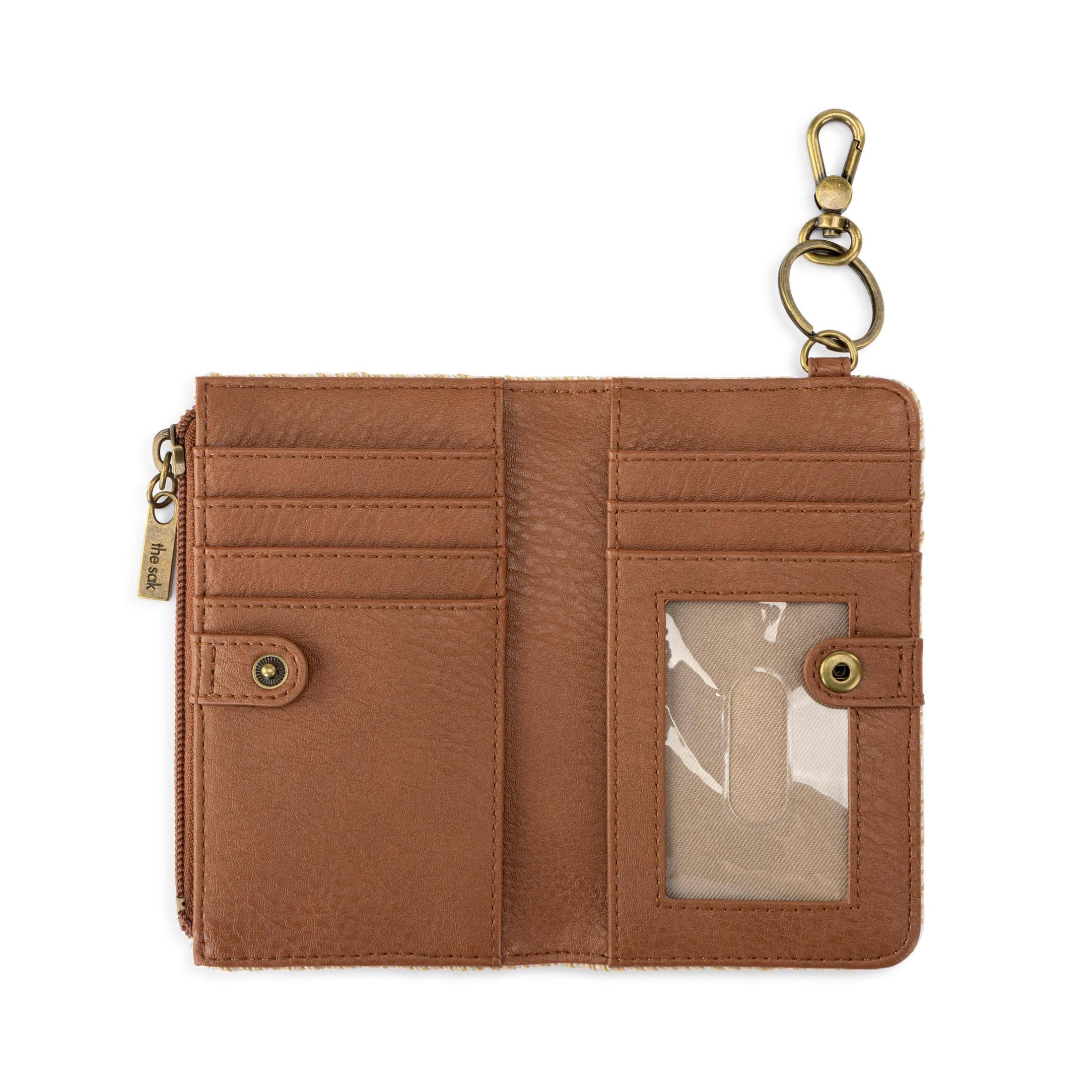 Encino Essential Wallet - Leather - Moss Suede