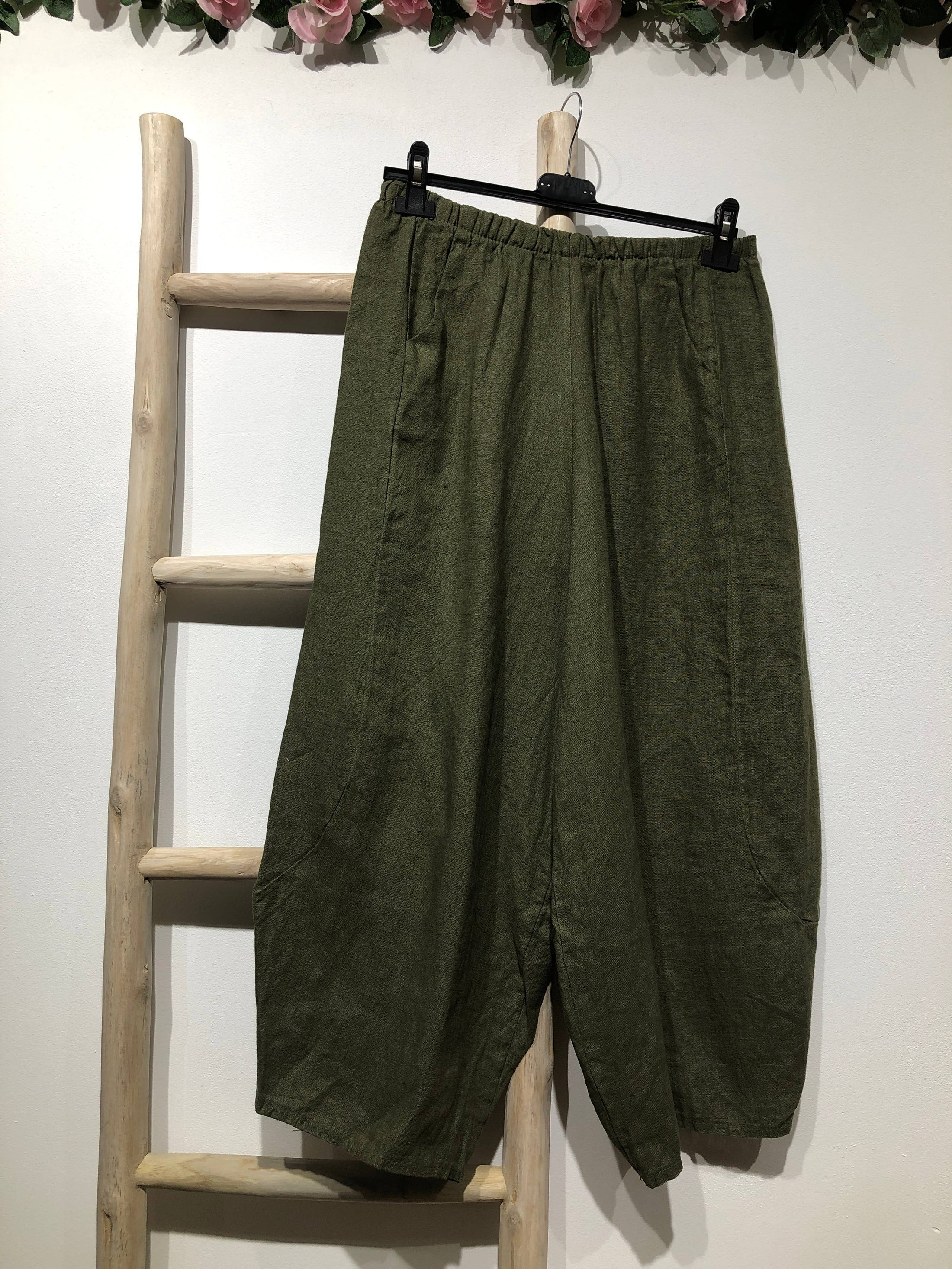 LINEN PANTS. 75096/8414 BOHEMIA