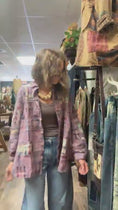 Load and play video in Gallery viewer, Lavender Skies Button Down by Jaded Gypsy
