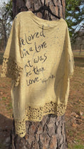 Load and play video in Gallery viewer, LOVE crochet top by a rare bird. 
